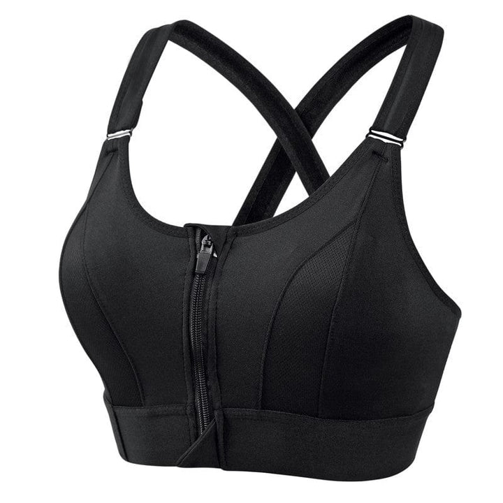 Eleanor – Comfortable Sports Bra_Black