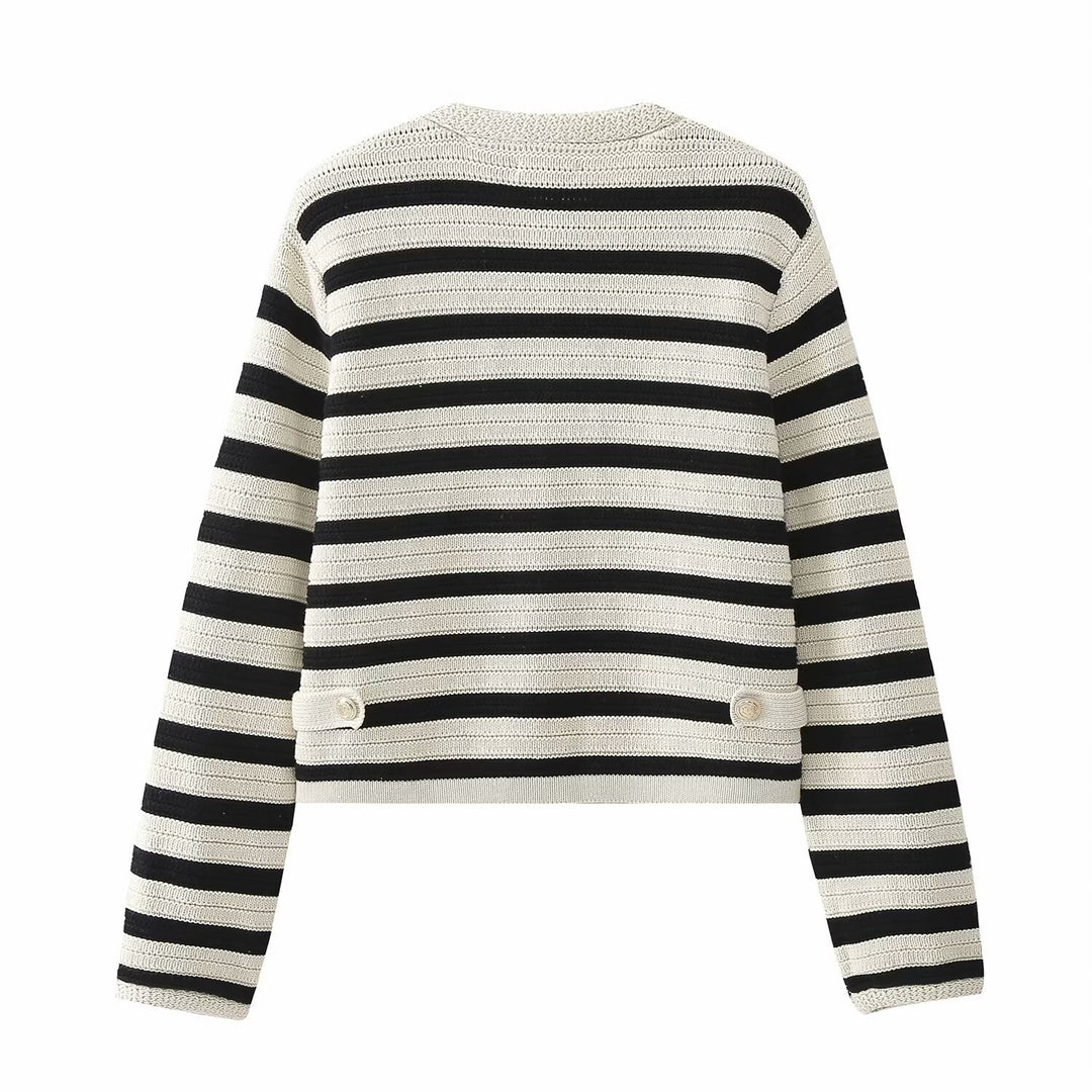 Classic Striped Cardigan_08