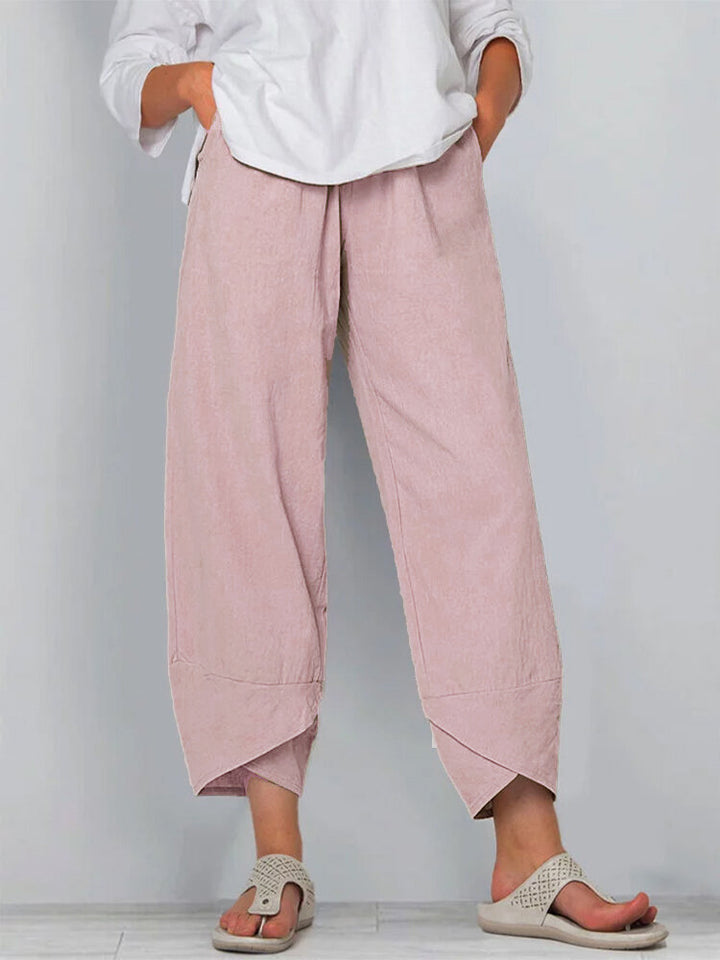 Relaxed Cotton Linen Pants