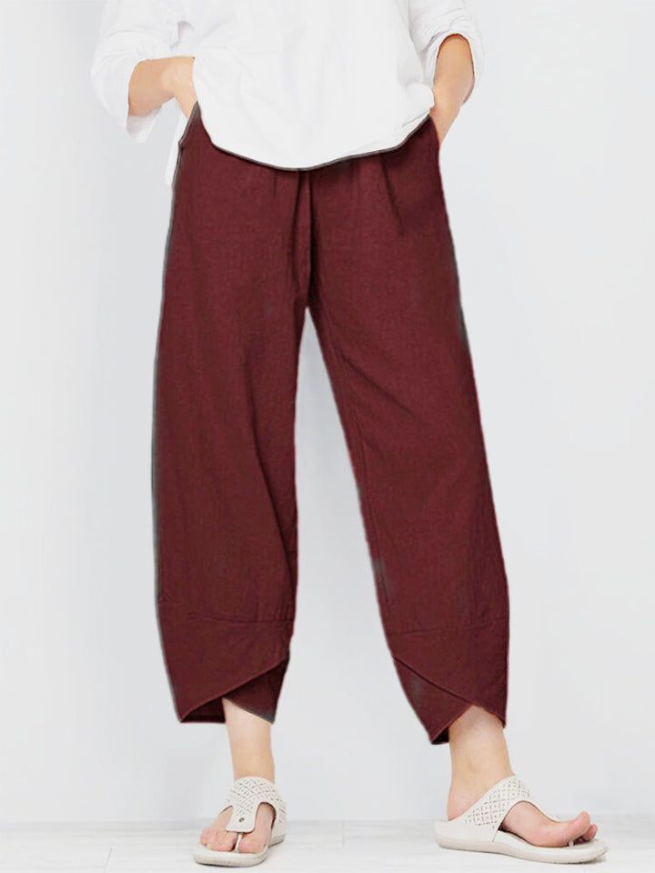 Relaxed Cotton Linen Pants