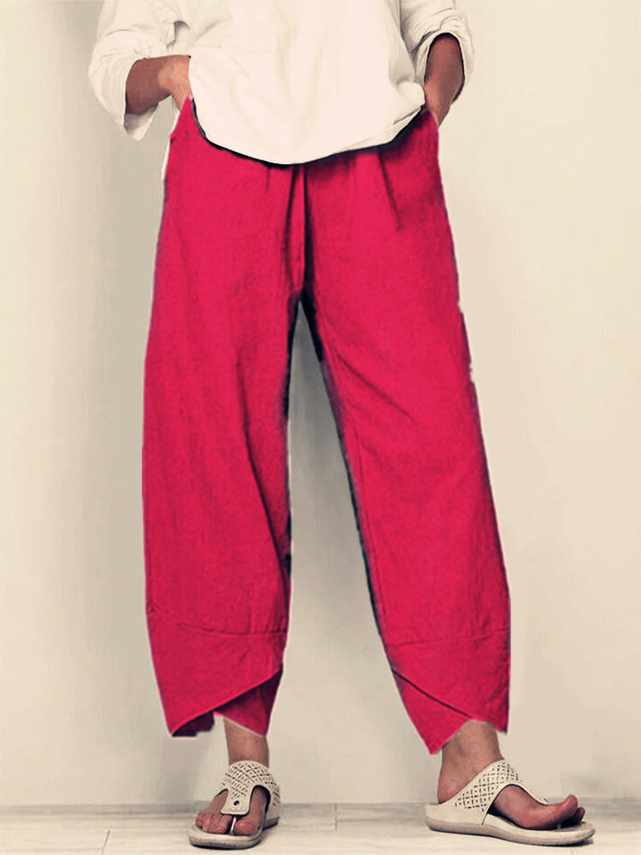 Relaxed Cotton Linen Pants