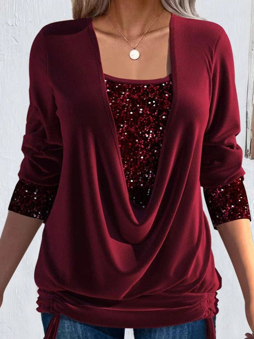 Sophie™ Shimmering Sequin Blouse