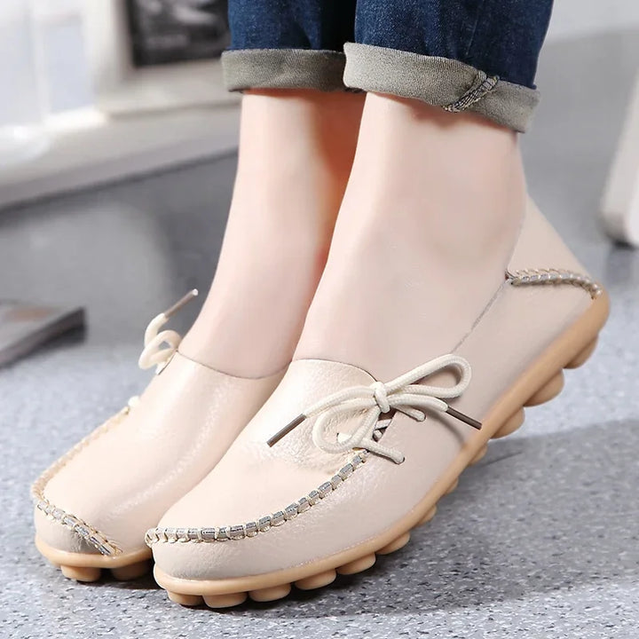 Soft Orthopedic Leather Moccasins