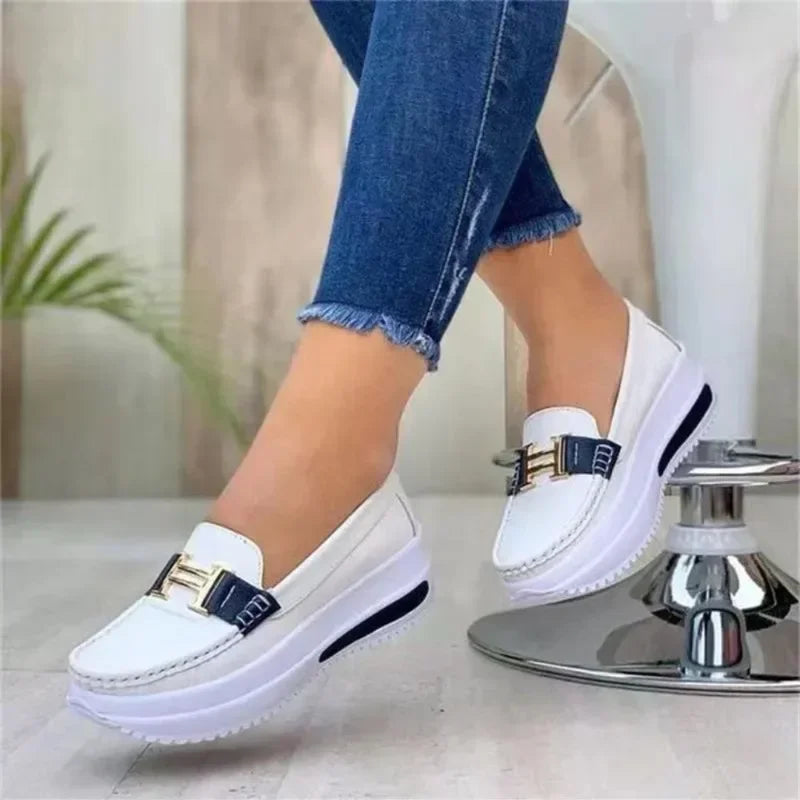 Orthopedic Slip-On Platform Loafers