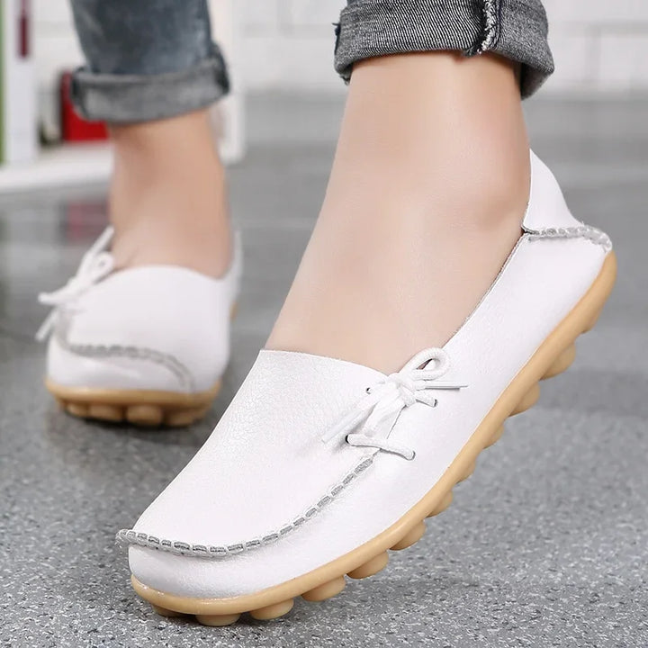 Soft Orthopedic Leather Moccasins