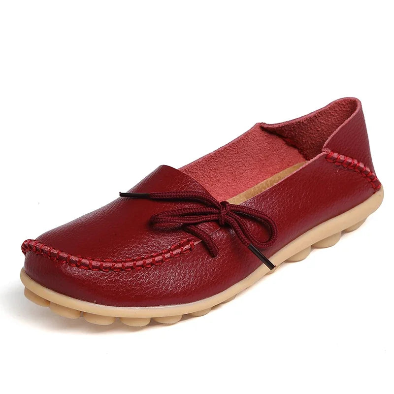 Soft Orthopedic Leather Moccasins