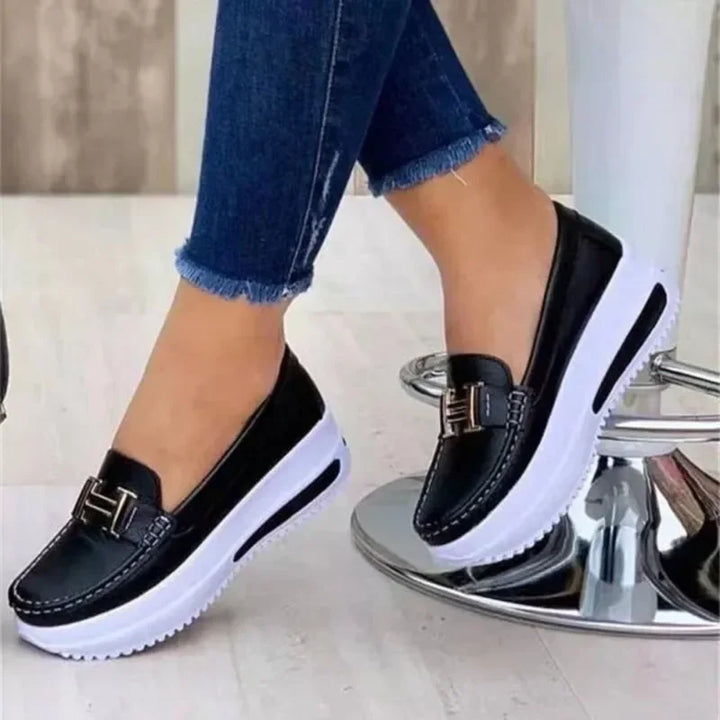 Orthopedic Slip-On Platform Loafers