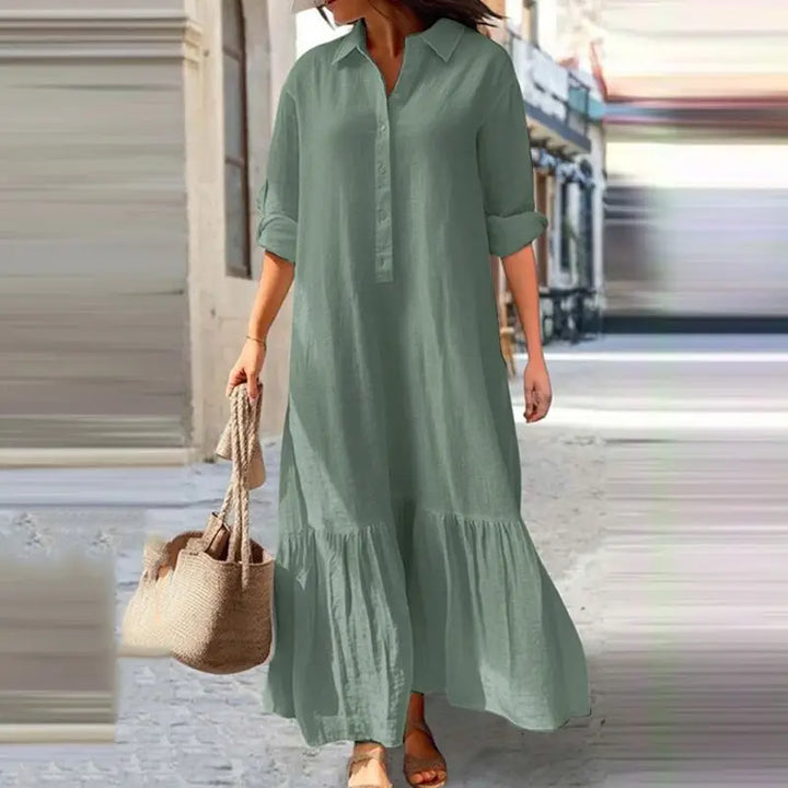 Joany | Buttoned Maxi Dress