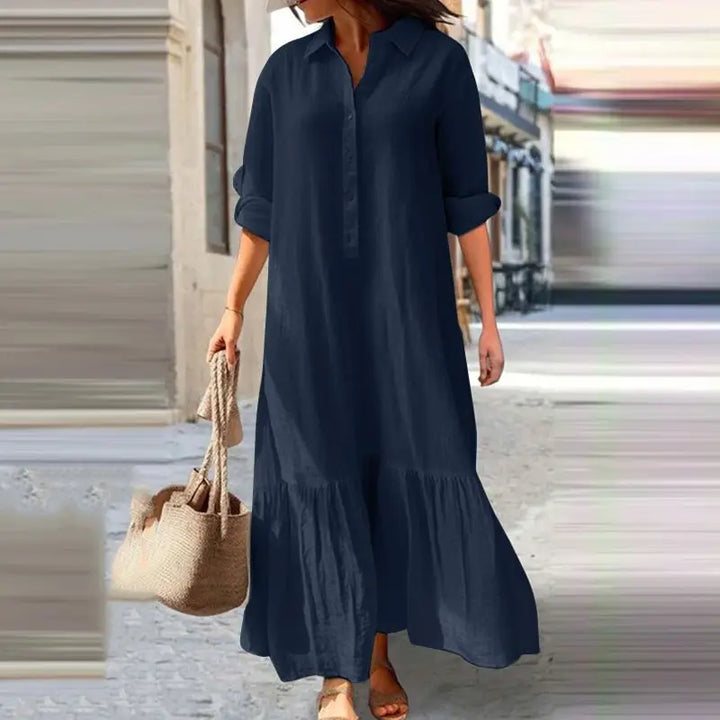 Joany | Buttoned Maxi Dress