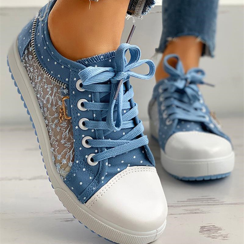 Orthopedic Floral Mesh Shoes