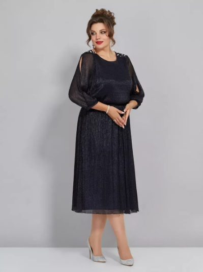 Glacier™ | Shimmer Midi Dress