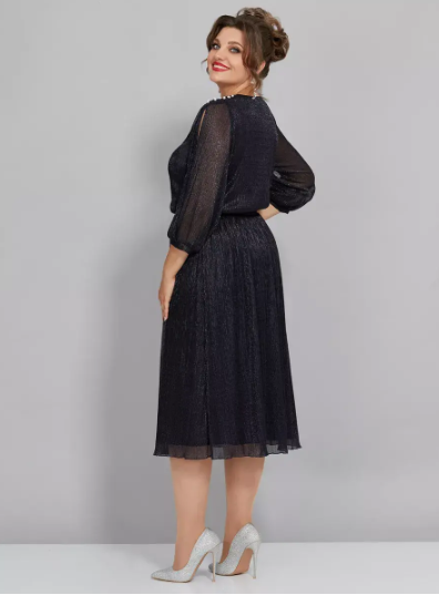 Glacier™ | Shimmer Midi Dress
