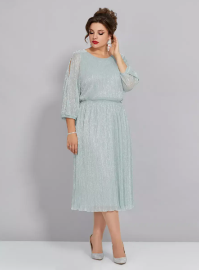 Glacier™ | Shimmer Midi Dress