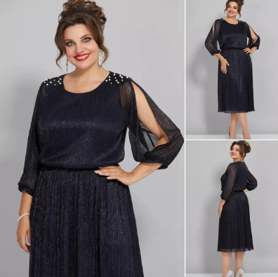 Glacier™ | Shimmer Midi Dress