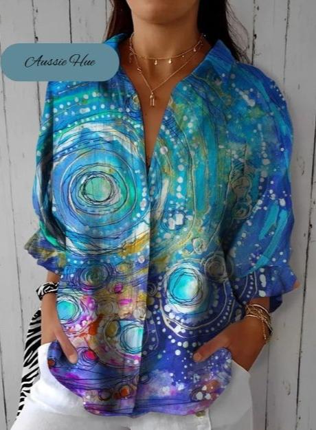 Blue Dreams Spiral Shirt