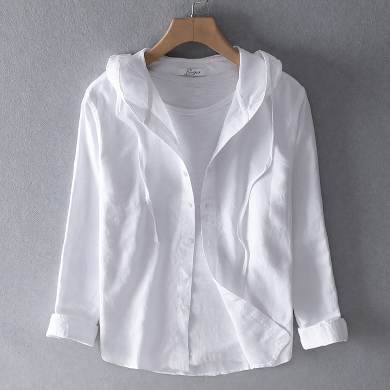 Neriah - Linen Blouse_White