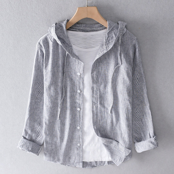 Neriah - Linen Blouse_Grey