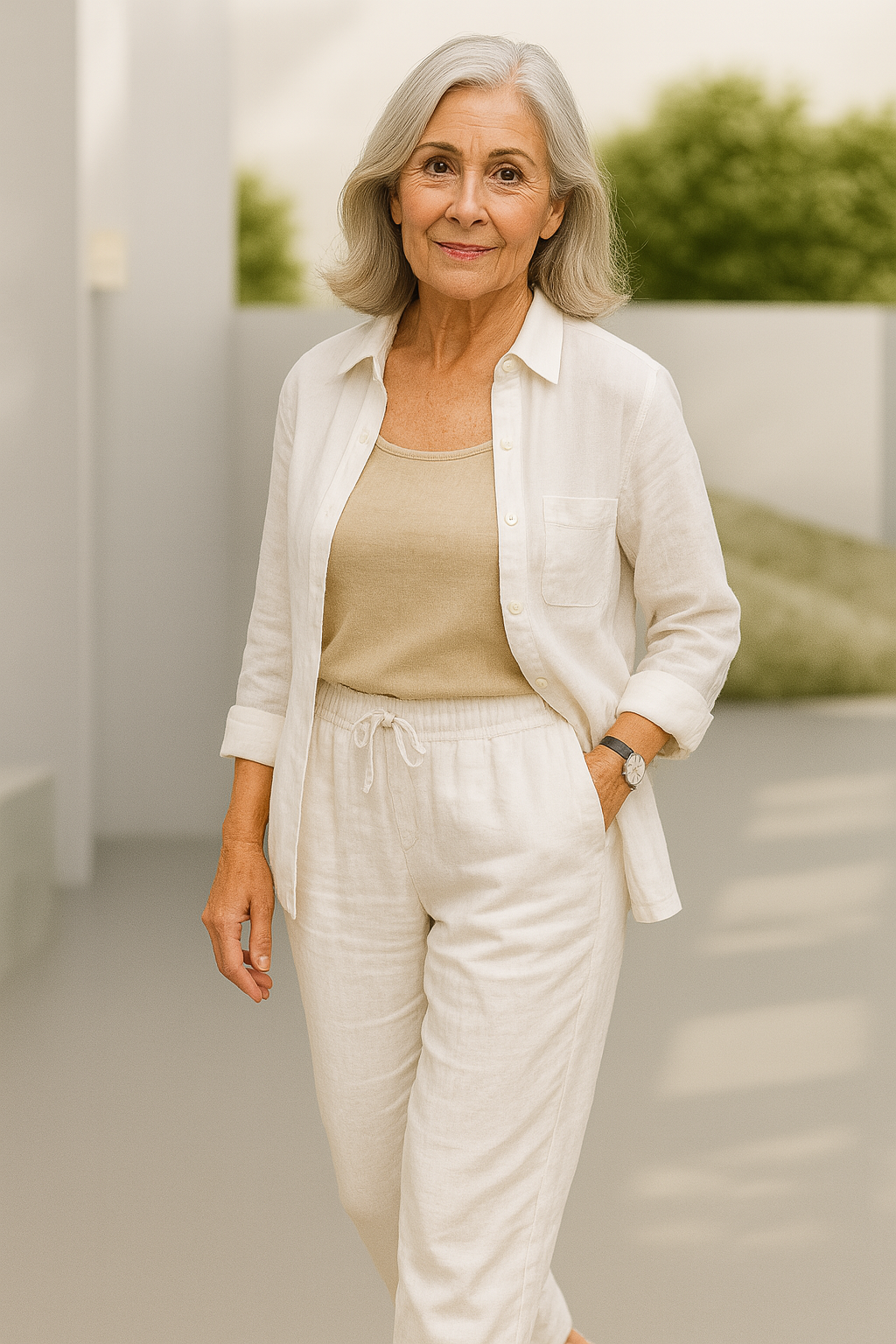 Joan ™️ | Completo camicia e pantaloni in lino