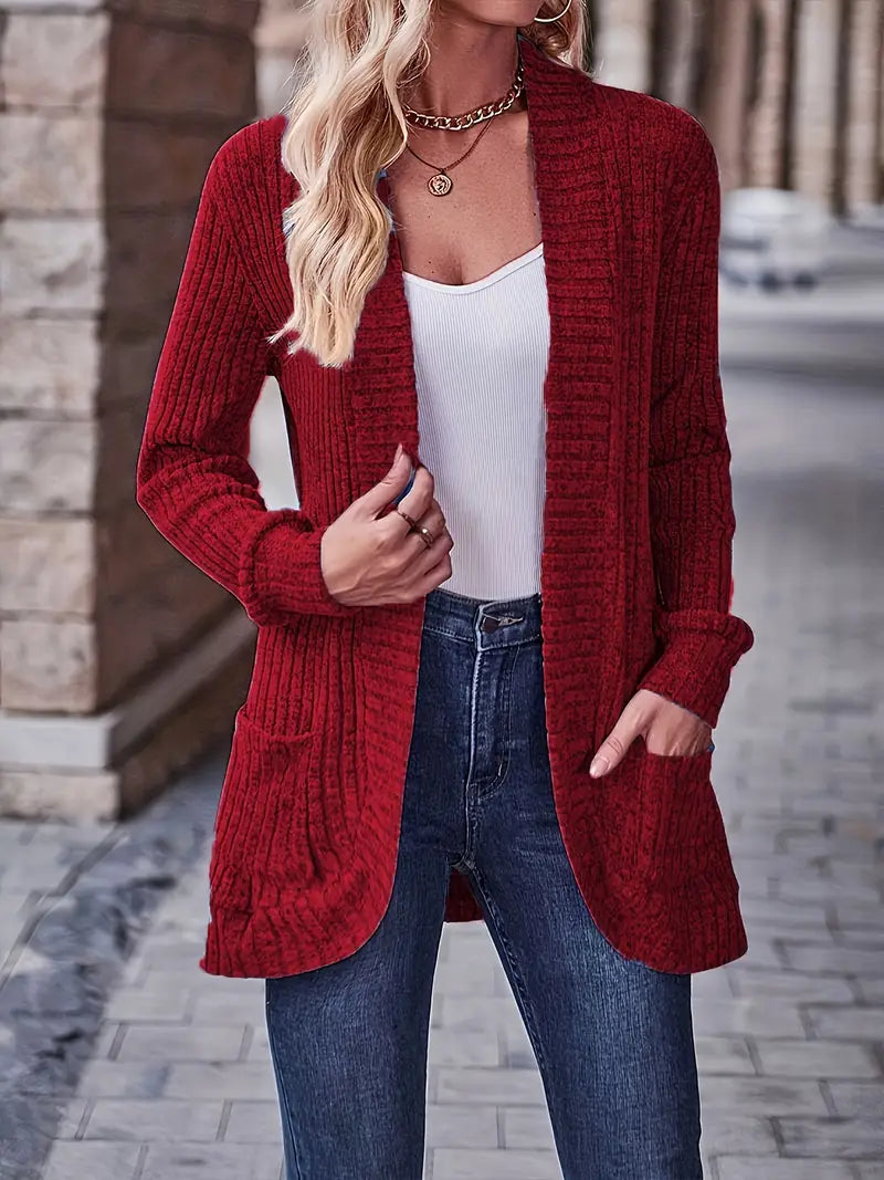 Divina™ | Open-Front Knit Cardigan