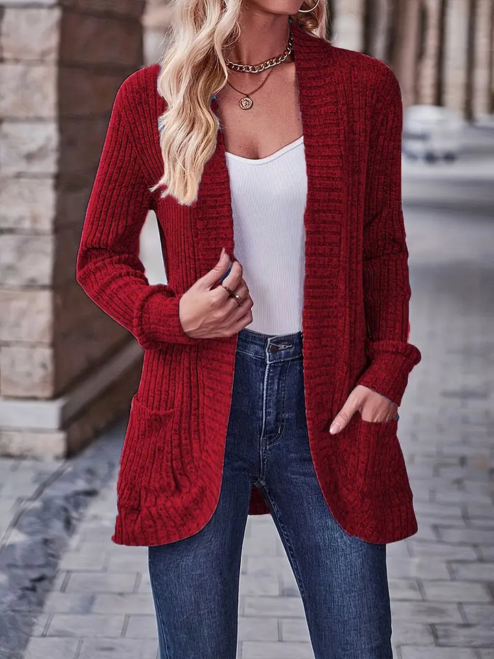 Divina™ | Open-Front Knit Cardigan