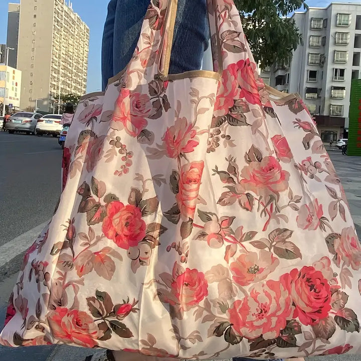 Rose Garden Reusable Tote Bag