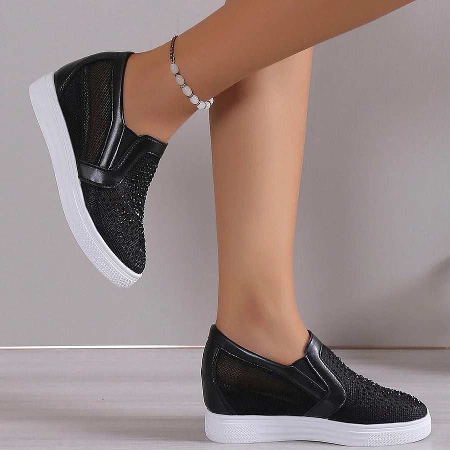 Bernice™ | Crystal Mesh Sneakers