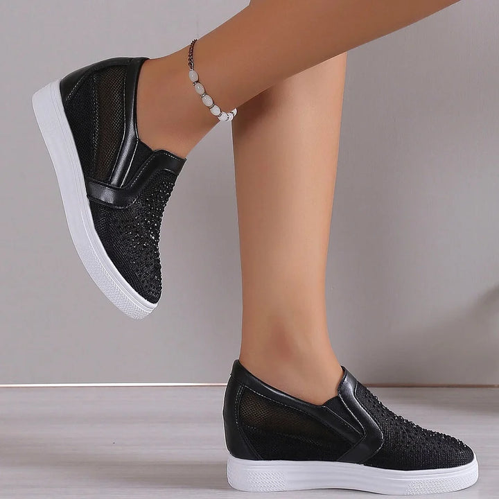 Bernice™ | Crystal Mesh Sneakers