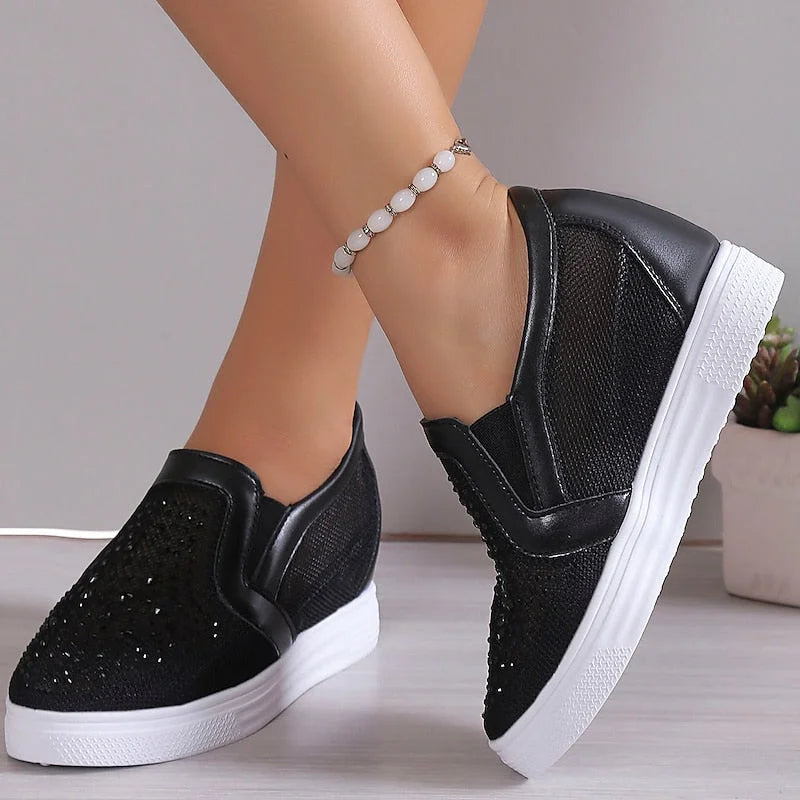 Bernice™ | Crystal Mesh Sneakers