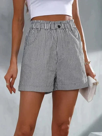 Timeless Striped Shorts_005