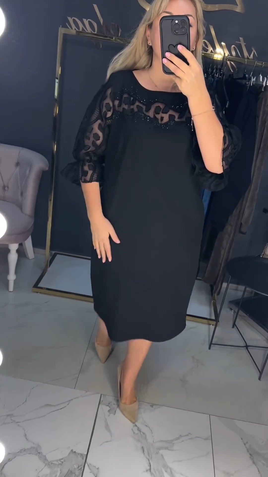 Maureen™ | Lace Detail Dress