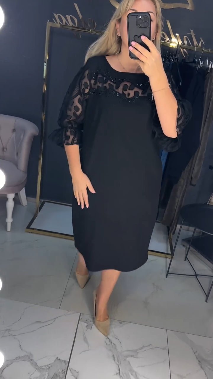 Maureen™ | Lace Detail Dress