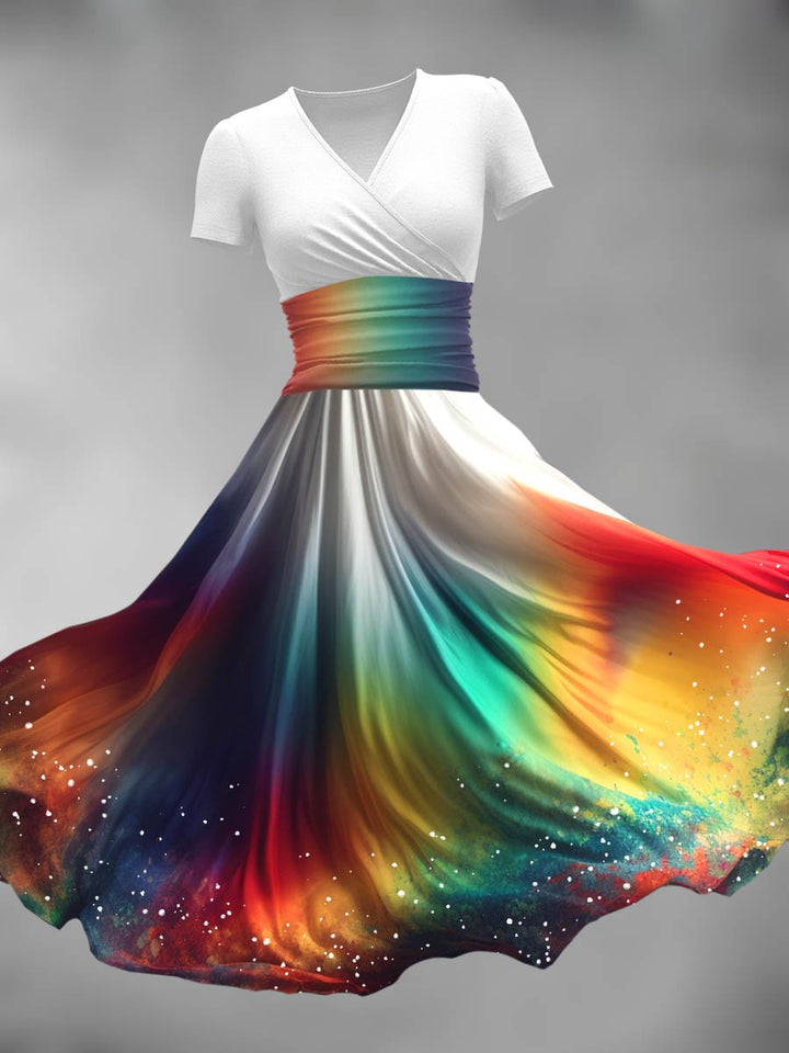 Hazel | Rainbow Burst Dress