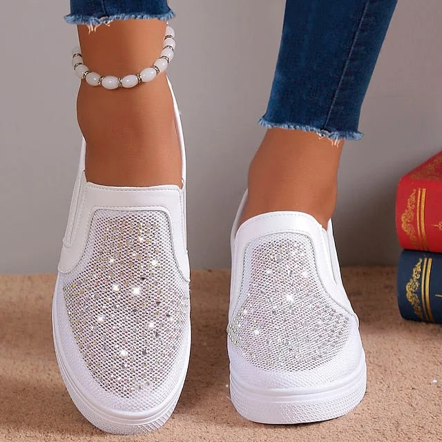 Bernice™ | Crystal Mesh Sneakers