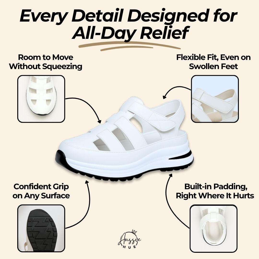 Amira | Closed-Toe Orthopedic Sandals