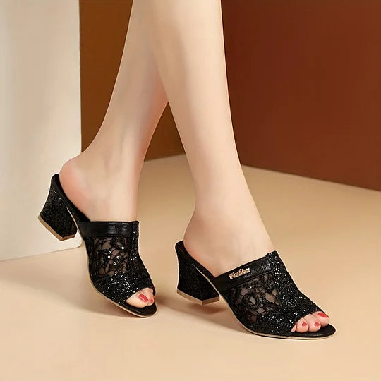 Kylie™ | Orthopedic Mesh Glitter Sandals