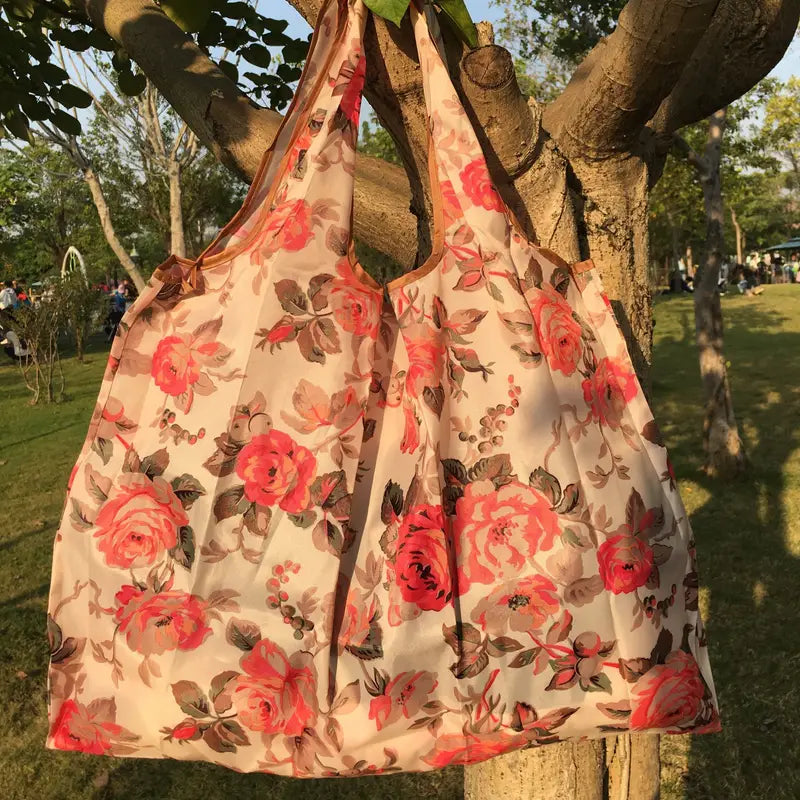 Rose Garden Reusable Tote Bag