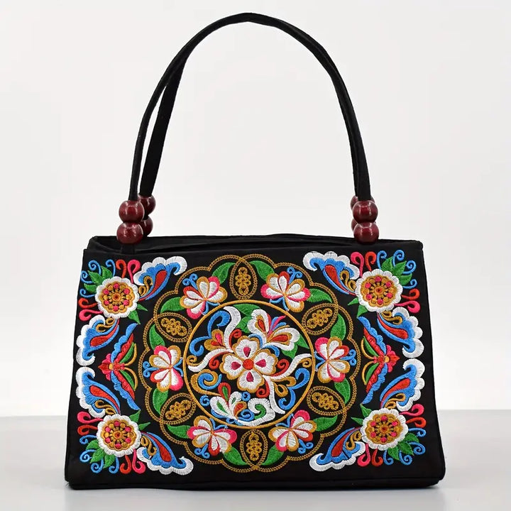 Delia™ Floral Embroidered Handbag