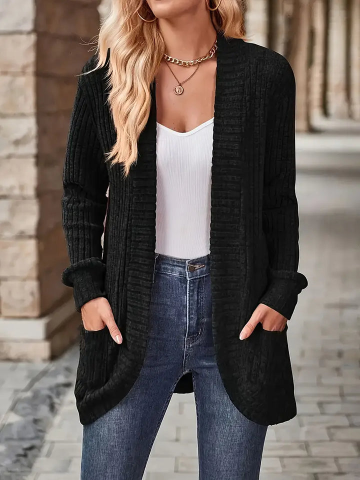 Divina™ | Open-Front Knit Cardigan