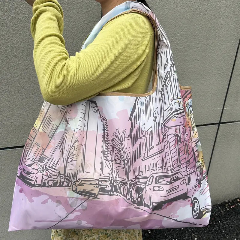 Paris-Themed Tote Bag