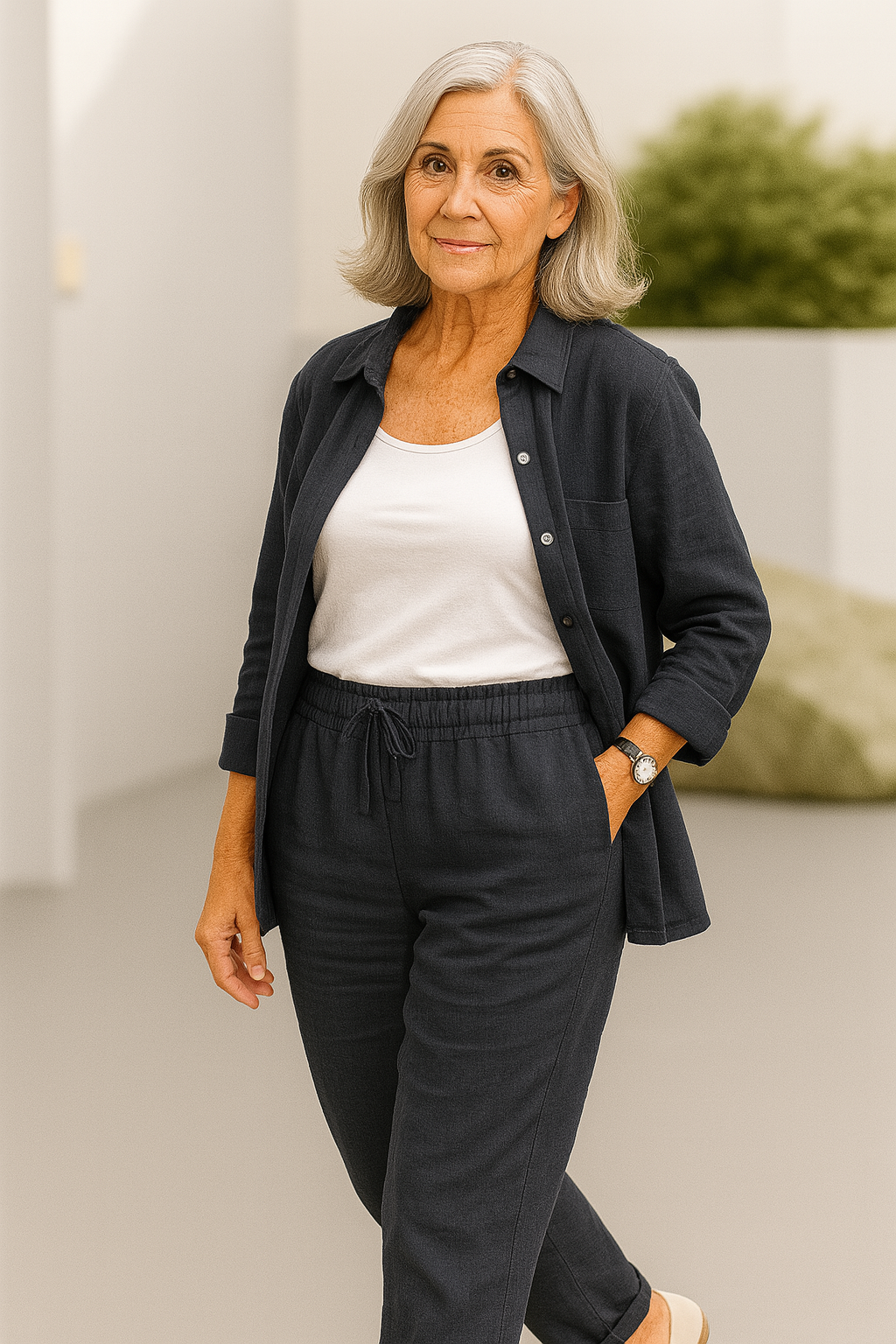 Joan ™️ | Completo camicia e pantaloni in lino