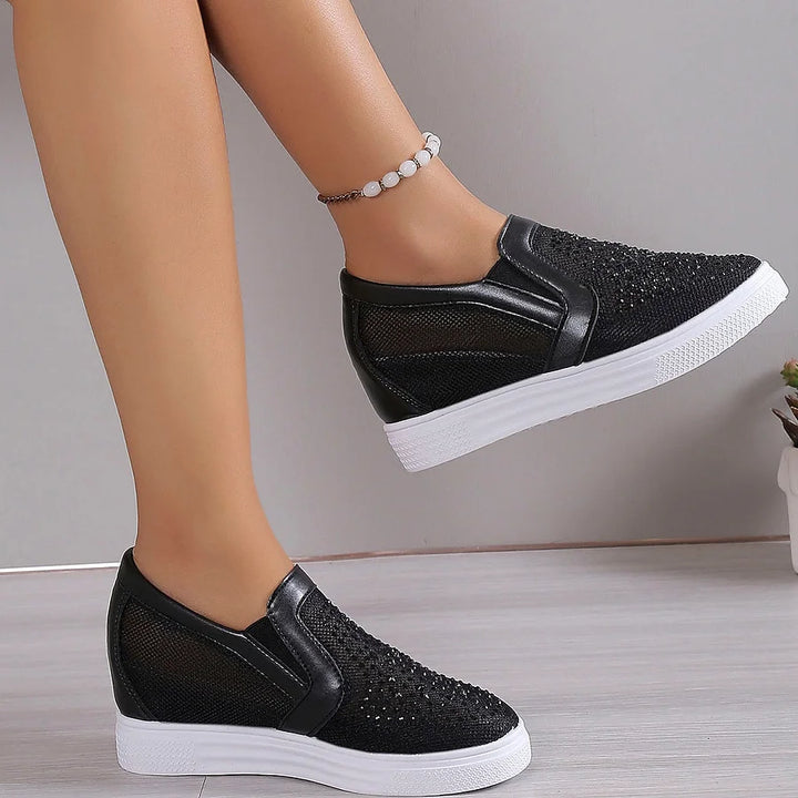 Bernice™ | Crystal Mesh Sneakers