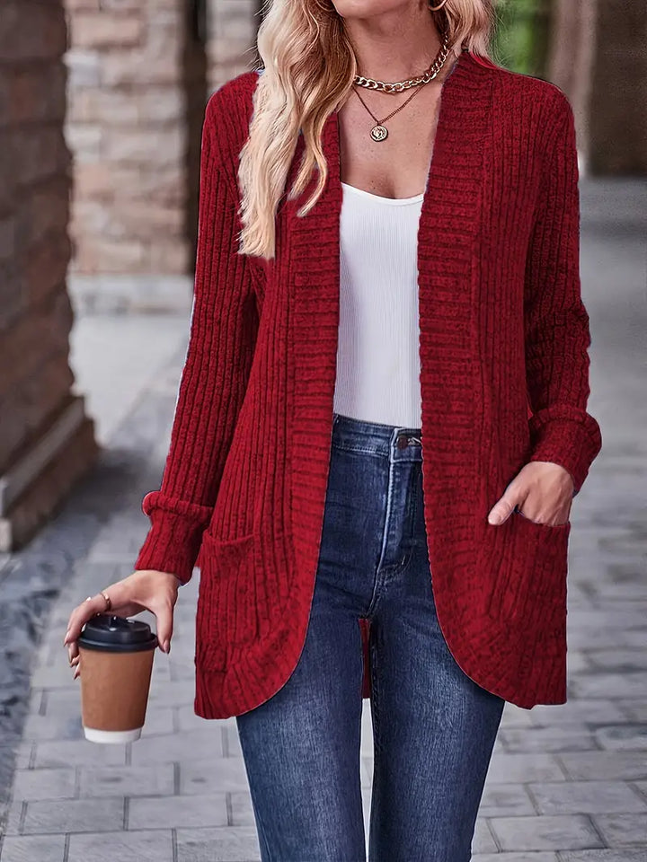 Divina™ | Open-Front Knit Cardigan