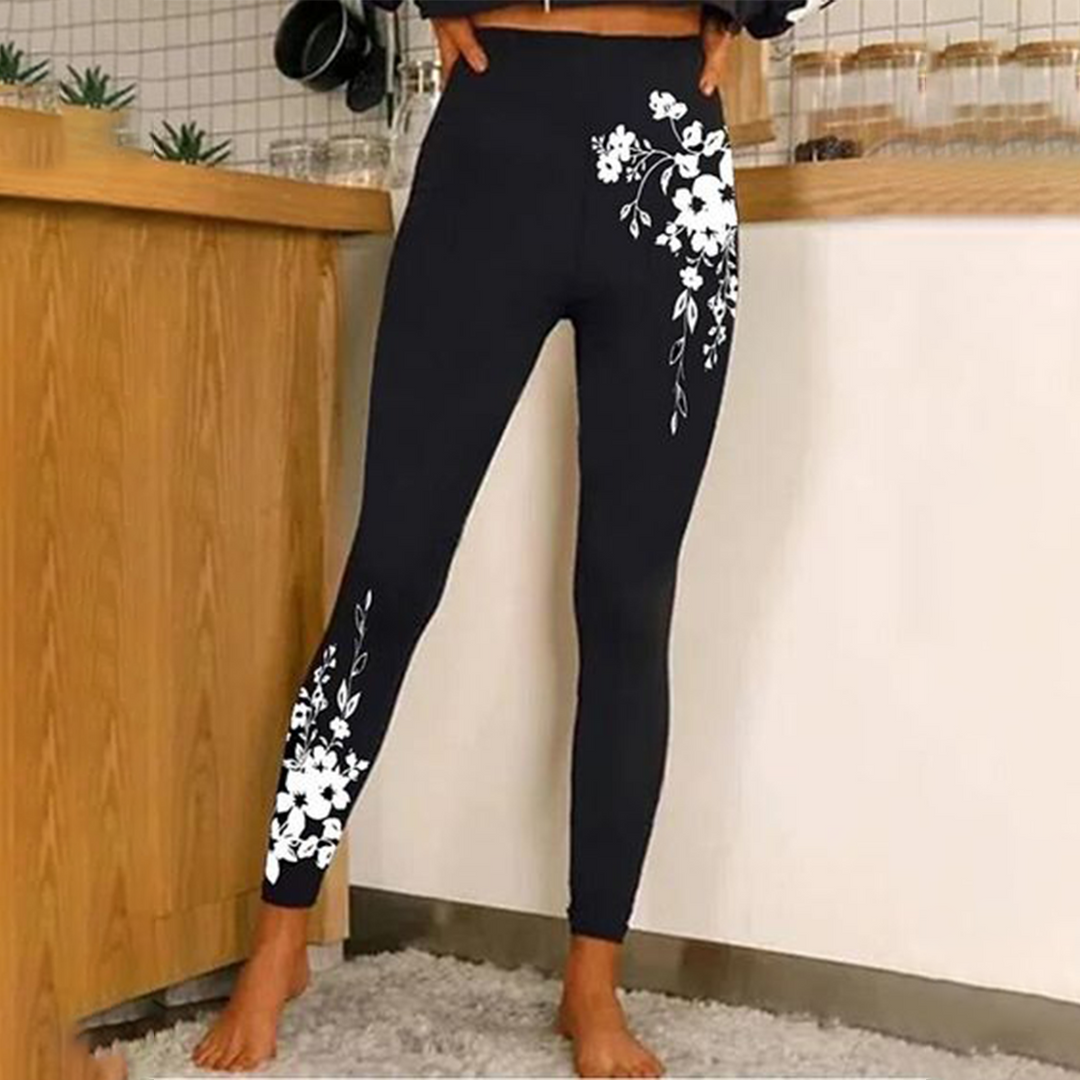 Premium High Waist Floral Pants