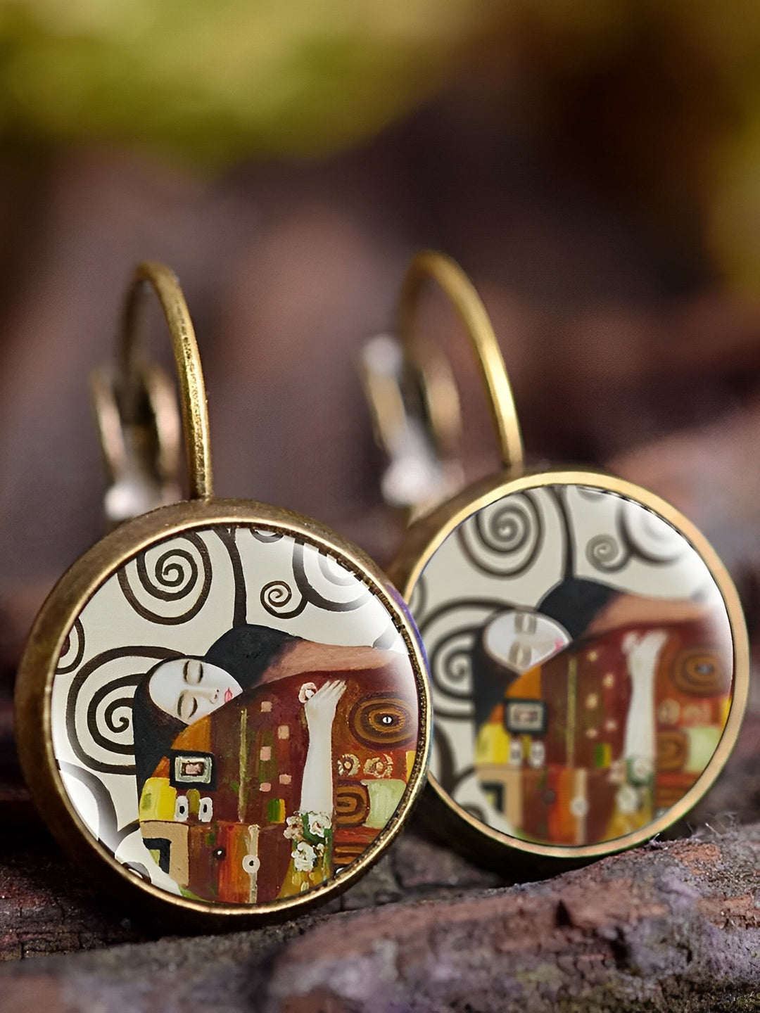 Vintage Oil Painting Earrings_006