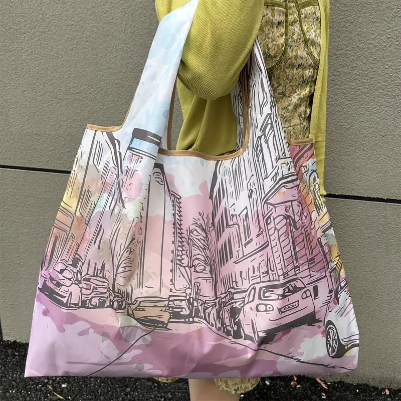 Paris-Themed Tote Bag