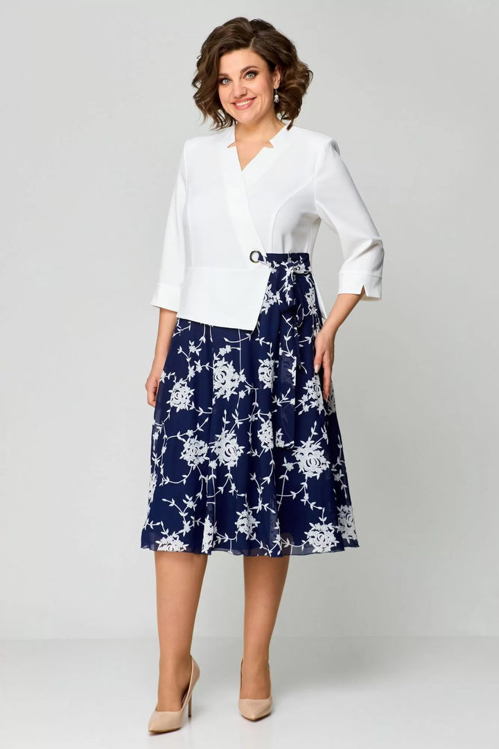 Kylie™ |  Blue-White Fresh Dress