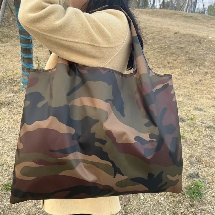 Camo Print Tote Bag