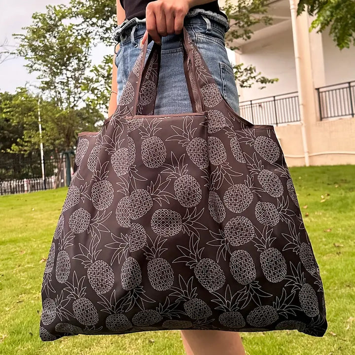 Colorful Print Tote Bag