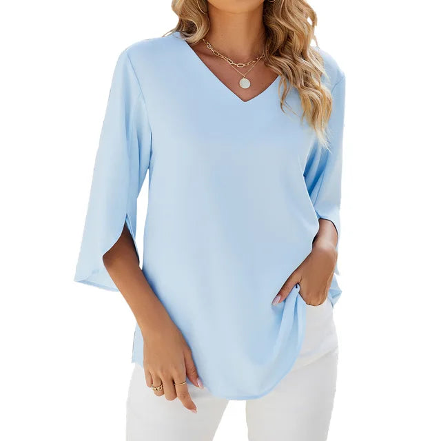 Sophie™ | Casual V-Neck Blouse