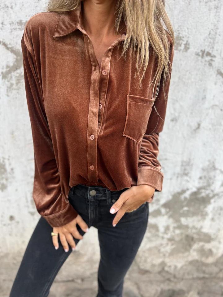 Luxurious Button-Up Long Sleeve